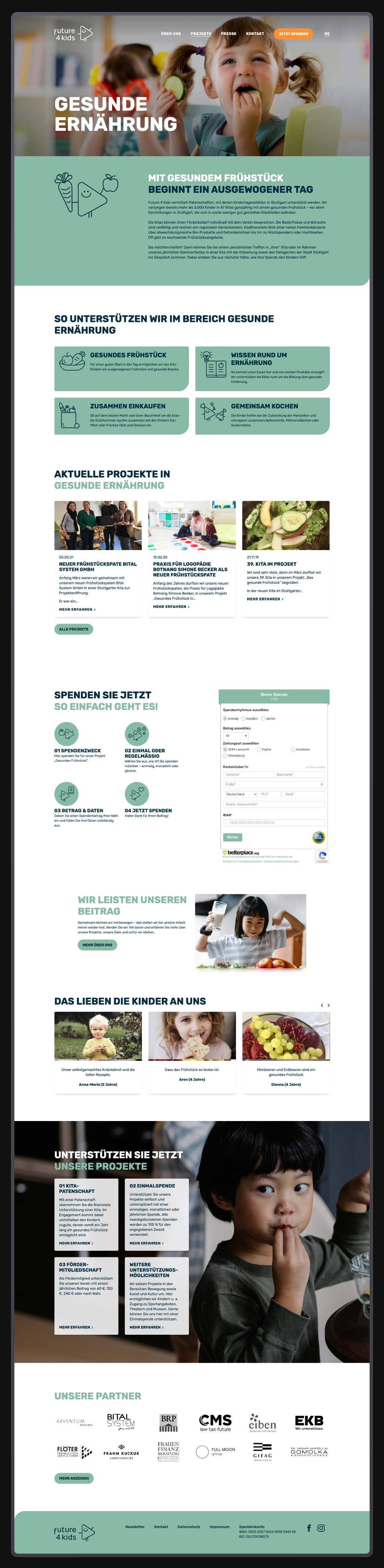  Referenz - Future 4 Kids - Branding und Website Relaunch