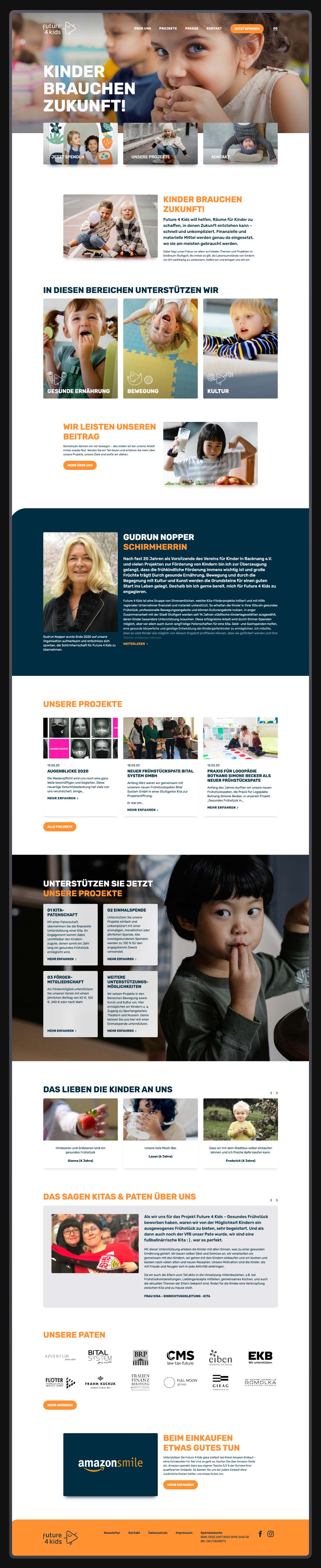  Referenz - Future 4 Kids - Branding und Website Relaunch