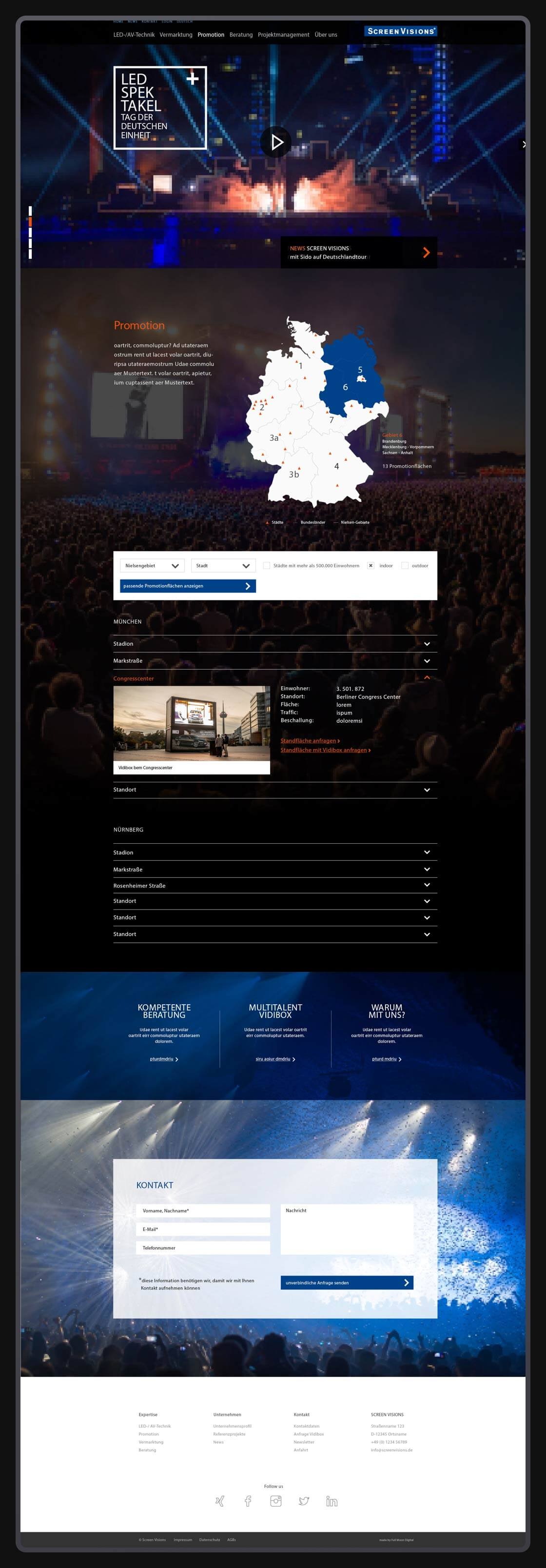  Referenz - Screen Visions - Website Relaunch